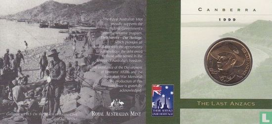 Australië 1 dollar 1999 (folder - C) "The last Anzacs" - Afbeelding 1