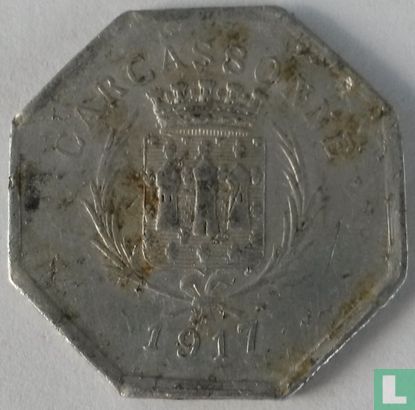 Carcassonne 25 centimes 1917 - Afbeelding 1