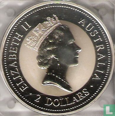 Australien 2 Dollar 1994 (ohne Privy Marke) "Kookaburra" - Bild 2