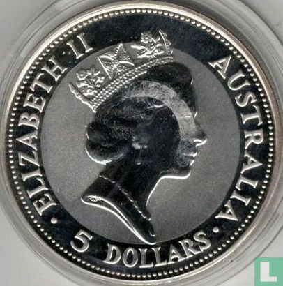 Australien 5 Dollar 1991 "Kookaburra" - Bild 2