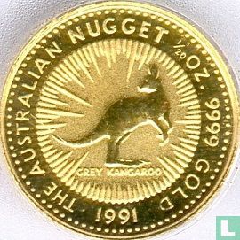 Australië 5 dollars 1991 "Grey Kangaroo" - Afbeelding 1
