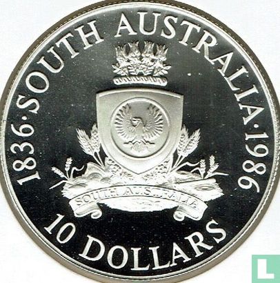 Australia 10 dollars 1986 (PROOF) "150th anniversary State of South Australia" - Image 1