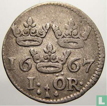 Sweden 1 öre 1667 - Image 1