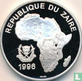 Zaire 500 nouveaux zaïres 1996 (PROOF) "Wildlife of Africa - Gorilla" - Image 1