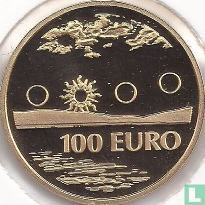 Finland 100 euro 2002 (PROOF) "Lapland midnight sun" - Image 2