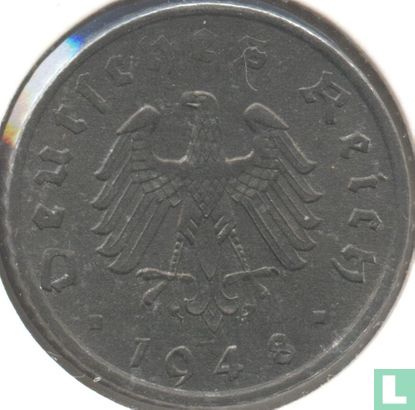 Empire allemand 5 reichspfennenn 1948 (A) - Image 1