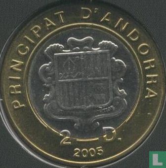 Andorre 2 diners 2005 "Karol Wojtyla as pope 1978 - 2005" - Image 1