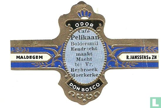 Café Pelikaan Boldersmij Eendracht maakt macht bij Vr. Reybroeck Moerkerke - Image 1