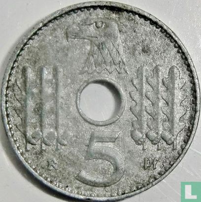 Duitse Rijk 5 reichspfennig 1940 (A) - Afbeelding 2
