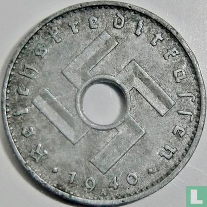 Empire allemand 10 reichspfennig 1940 (A) - Image 1