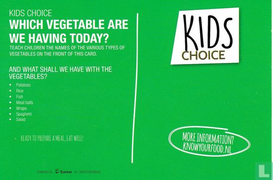 Kids Choice - Which Vegetable Are We Having Today? - Image 2