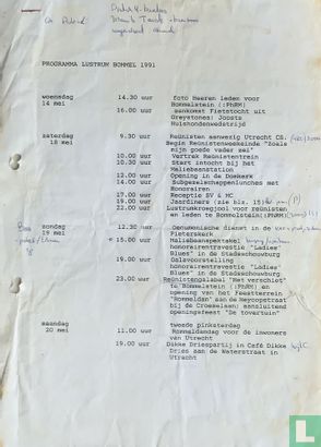 Programma Lustrum Bommel 1991 - Image 1