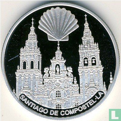 Andorra 10 diners 2005 (PROOF) "Santiago de Compostela cathedral" - Image 2