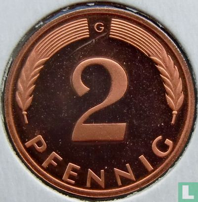 Allemagne 2 pfennig 1974 (G) - Image 2