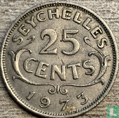 Seychelles 25 cents 1973 - Image 1