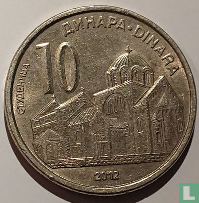 Serbie 10 dinara 2012 - Image 1