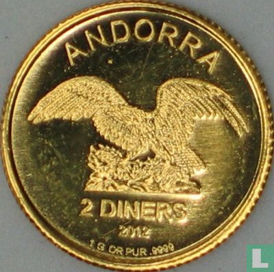 Andorra 2 diners 2012 - Afbeelding 1