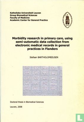Morbidity research in primary care - Afbeelding 1