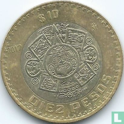 Mexico 10 pesos 2017 - Afbeelding 1