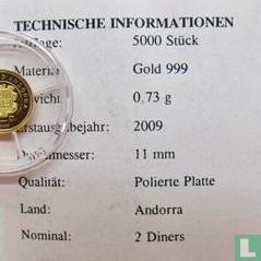 Andorra 2 diners 2009 (PROOF) "Charlemagne" - Afbeelding 3