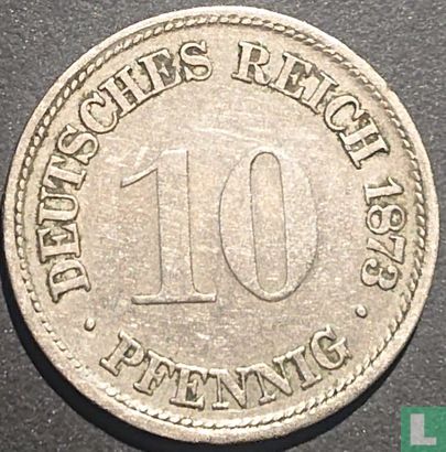 German Empire 10 pfennig 1873 (G) - Image 1