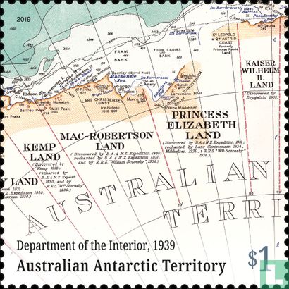 Australisch Antarctica in kaart brengen