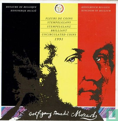 Belgique coffret 1991 "Wolfgang Amadeus Mozart" - Image 1