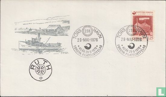 Création du service postal des îles Féroé