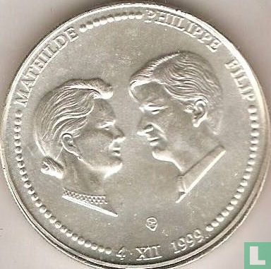 Belgium 250 francs 1999 "Marriage of Prince Philip and Princess Mathilde" - Image 1
