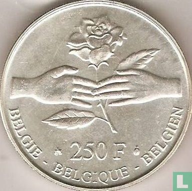 Belgium 250 francs 1999 "Marriage of Prince Philip and Princess Mathilde" - Image 2