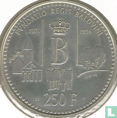 Belgique 250 francs 1996 "20th anniversary of the King Baudouin Foundation" - Image 1