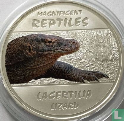 Congo-Kinshasa 30 francs 2013 (PROOF) "Magnificent reptiles - Lizard" - Afbeelding 2