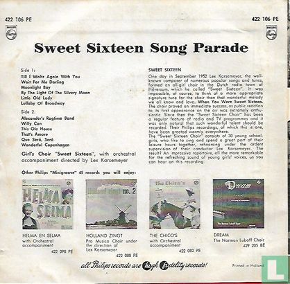 Sweet Sixteen Song Parade - Afbeelding 2