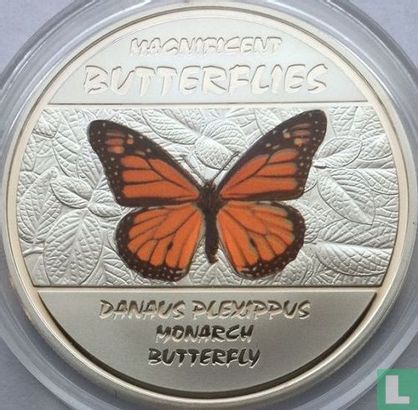 Congo-Kinshasa 30 francs 2014 (PROOF) "Magnificent butterflies - Monarch butterfly" - Image 2