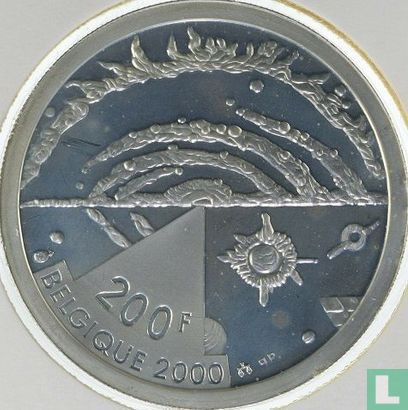 Belgium 200 francs 2000 (PROOF) "The Universe" - Image 1