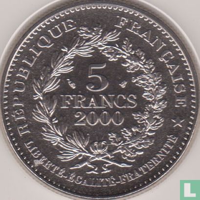 France 5 francs 2000 "Gold ecu of Louis IX" - Image 1