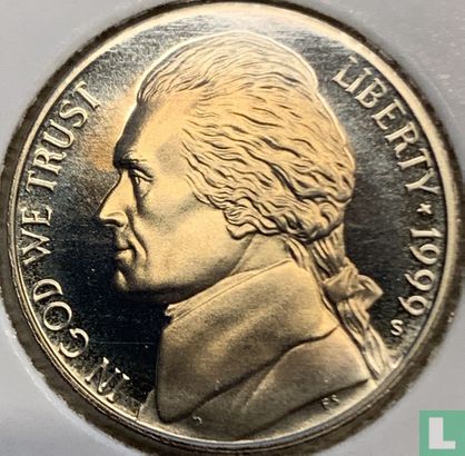 Verenigde Staten 5 cents 1999 (PROOF) - Afbeelding 1