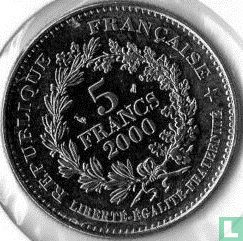 Frankrijk 5 francs 2000 "Marianne by Dupré" - Afbeelding 1