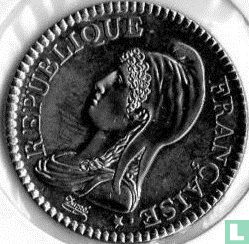 Frankrijk 5 francs 2000 "Marianne by Dupré" - Afbeelding 2