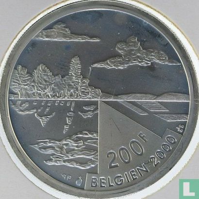 Belgium 200 francs 2000 (PROOF) "Nature" - Image 1