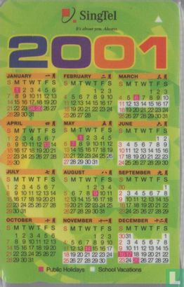 Calendar 2001 - Afbeelding 1