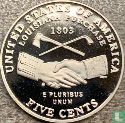Vereinigte Staaten 5 Cent 2004 (PP) "Bicentenary of Louisiana purchase" - Bild 2