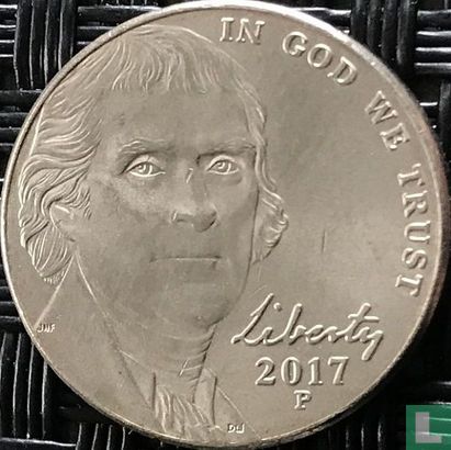 United States 5 cents 2017 (P) - Image 1