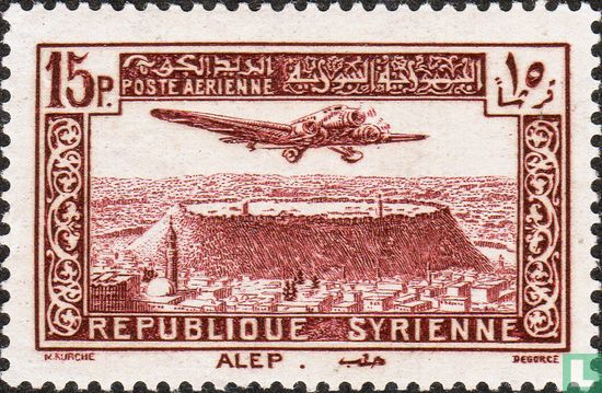 Vliegtuig boven Aleppo
