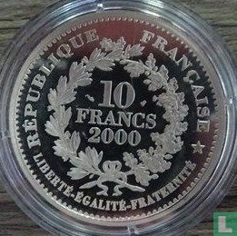 Frankrijk 10 francs 2000 (PROOF) "Marianne by Chaplain" - Afbeelding 1