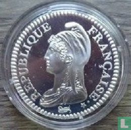 Frankrijk 10 francs 2000 (PROOF) "Marianne by Dupré" - Afbeelding 2