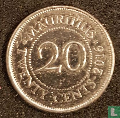 Mauritius 20 cents 2016 - Image 1