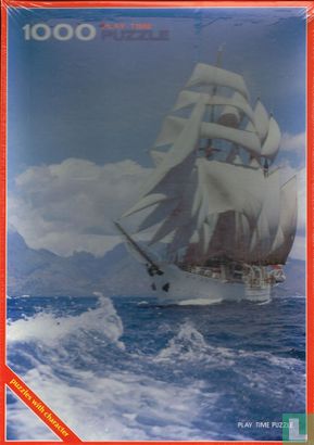 Sailing ship Esmeralda in the South Pacific