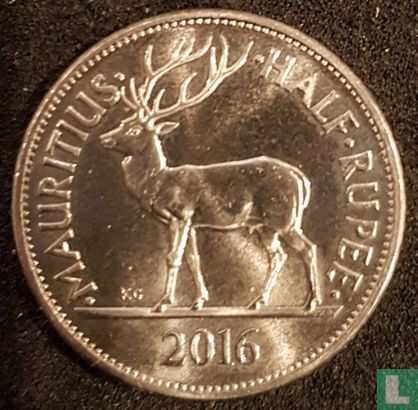 Maurice ½ rupee 2016 - Image 1