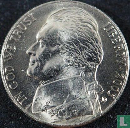 Verenigde Staten 5 cents 2003 (D) - Afbeelding 1